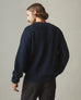 Men's Chunky Cotton Sweater - Dark Navy